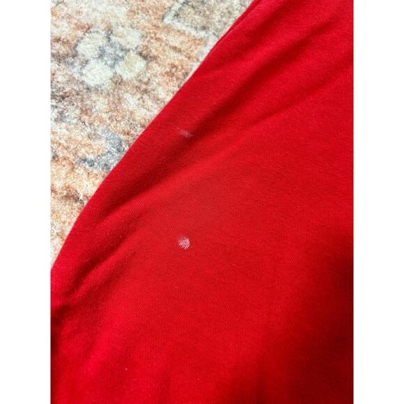 Vintage Y2K red oversized sweatshirt Buccaneers Tampa Bay Bucs Football cozy - Picture 8 of 9